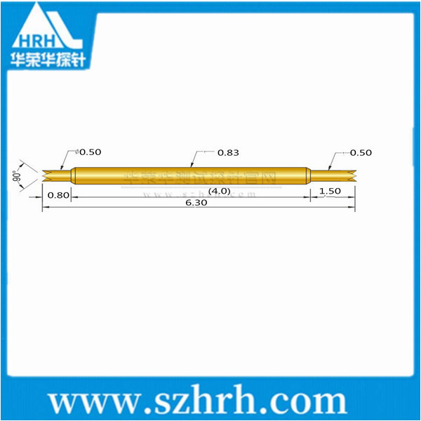 083-UU-6.3L，華榮華雙頭測試探針廠家